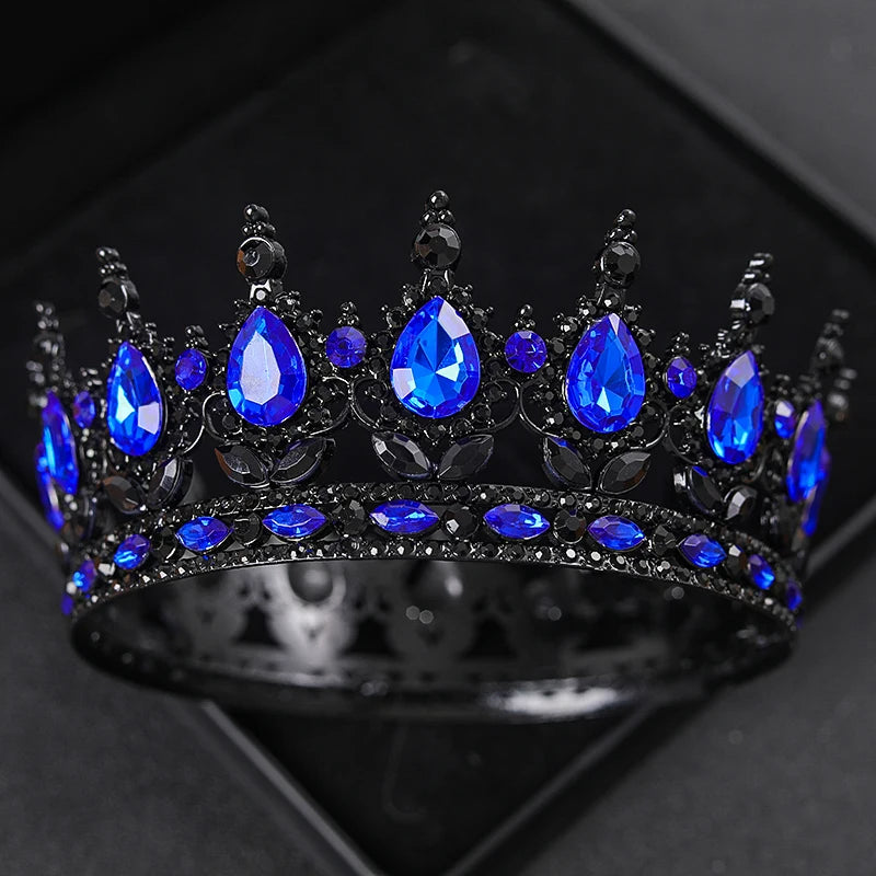 Baroque Round Wedding Crown