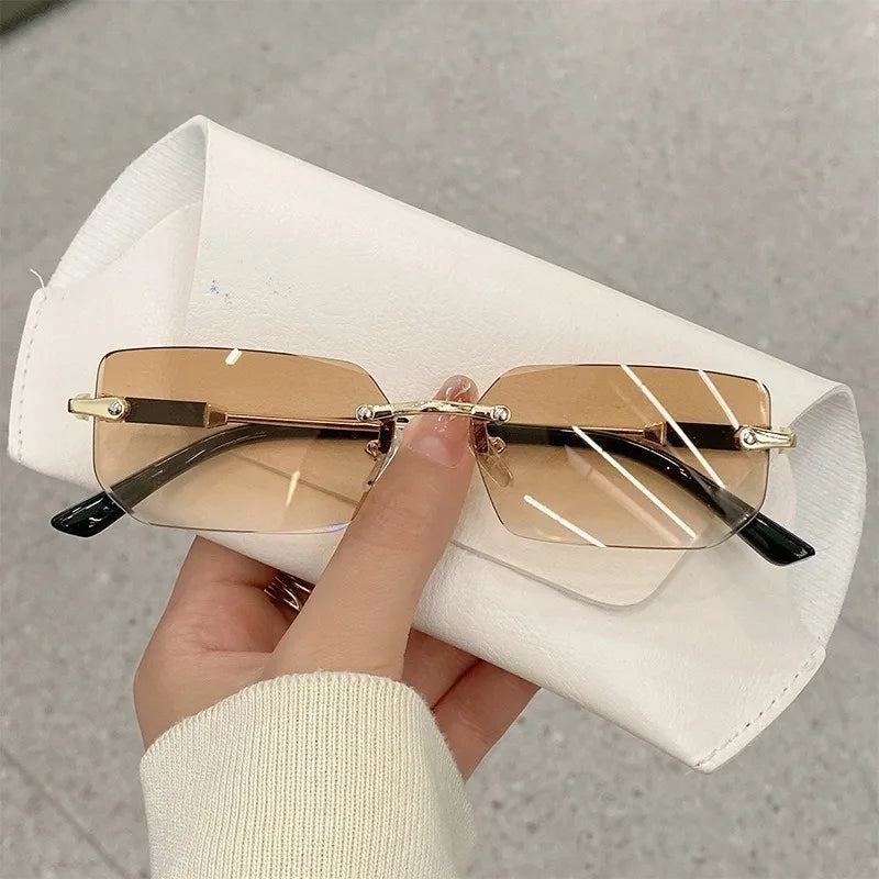 Retro Sunglasses Cutting Lens