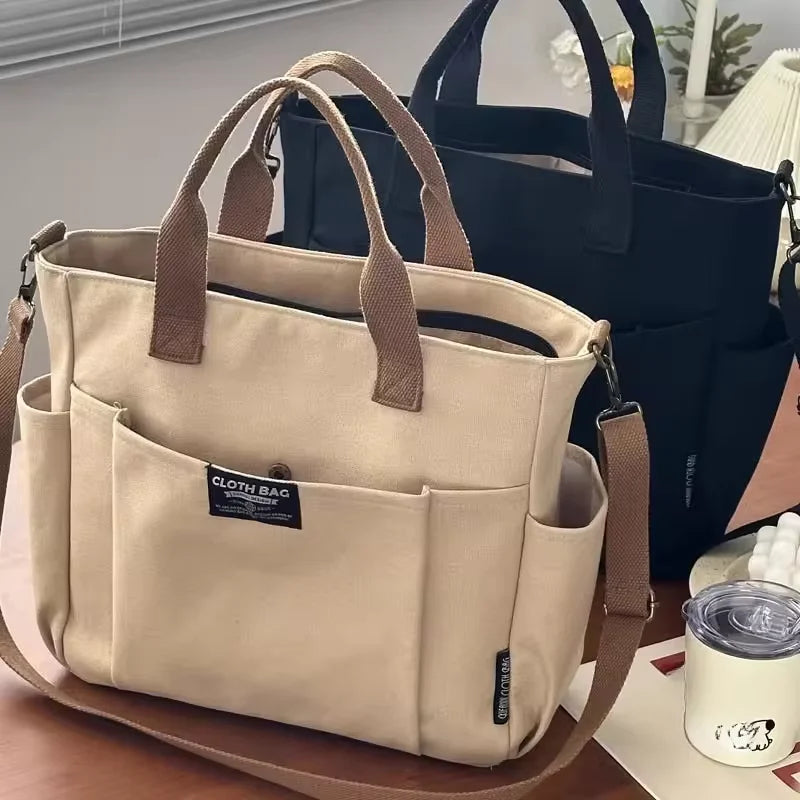 Single Shoulder Diagonal Cross Portable Tote Bag