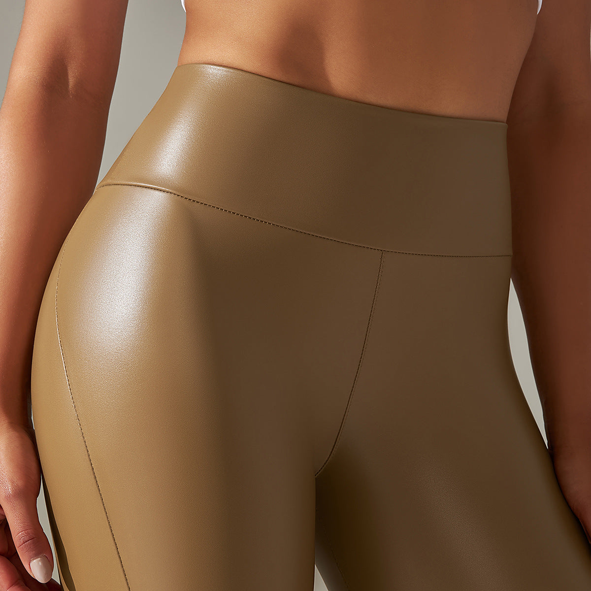 Women Sexy Skinny PU Leather Pants High Waist