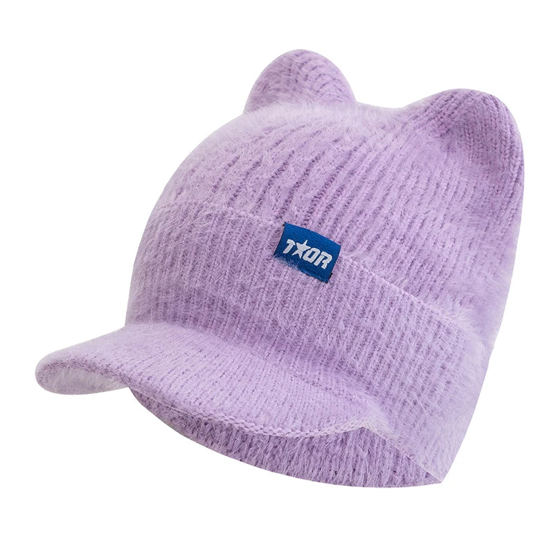 Cute Cat Ear Beanie Hats