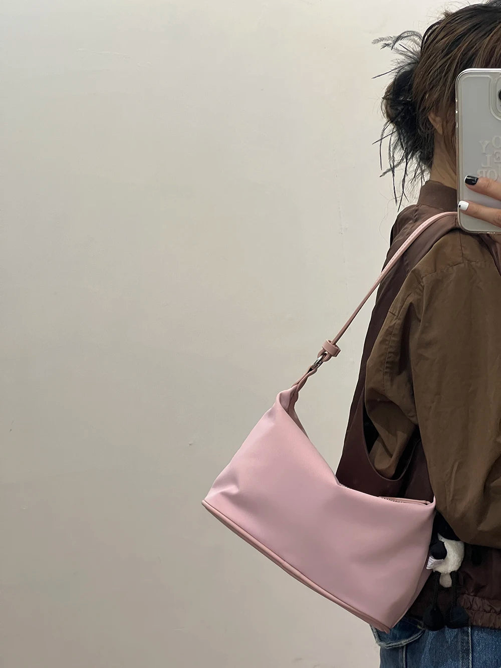 Homemade Fabric Underarm Bag