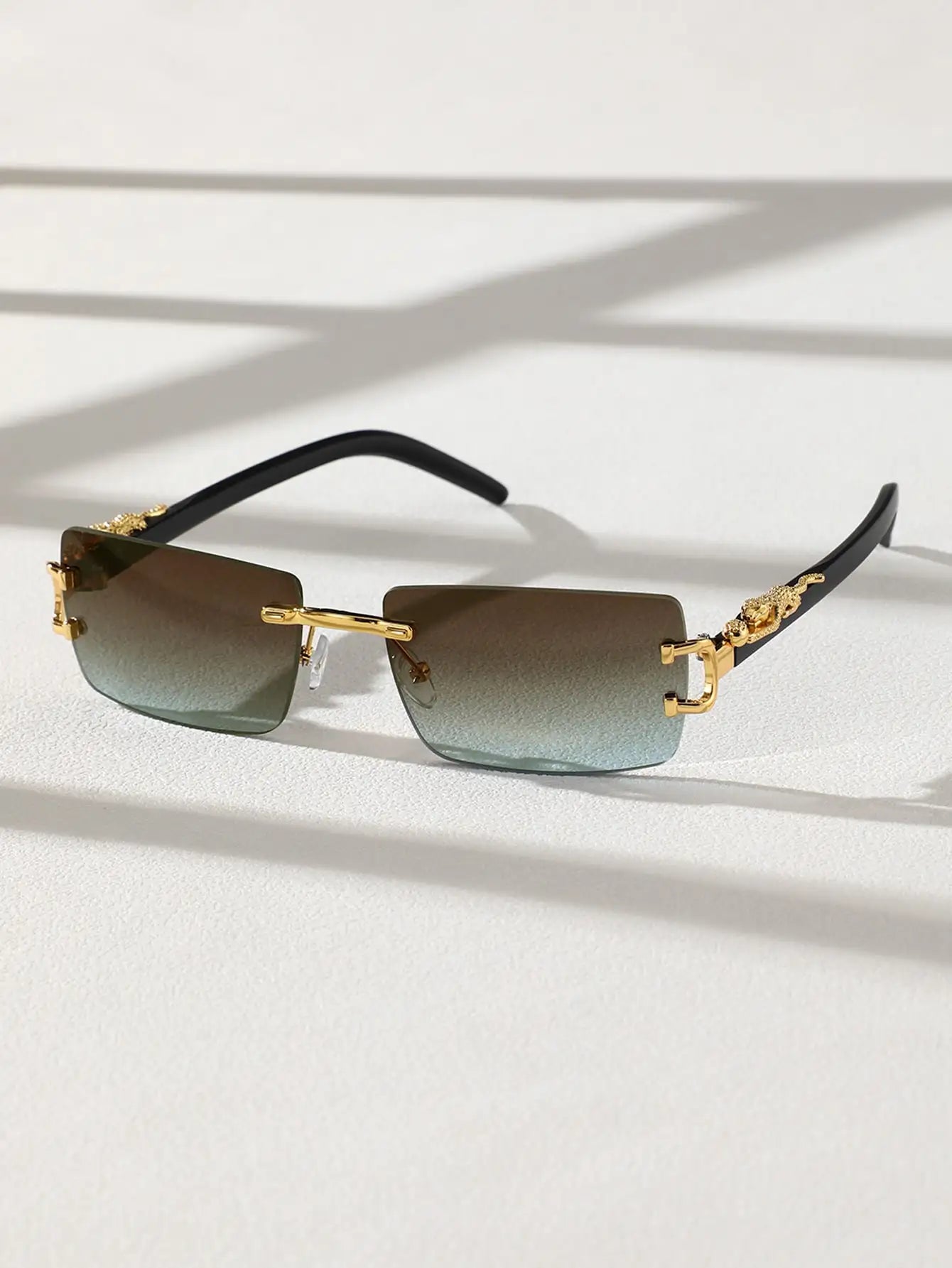 Trendy Frameless Rectangular Personalized Sunglasses