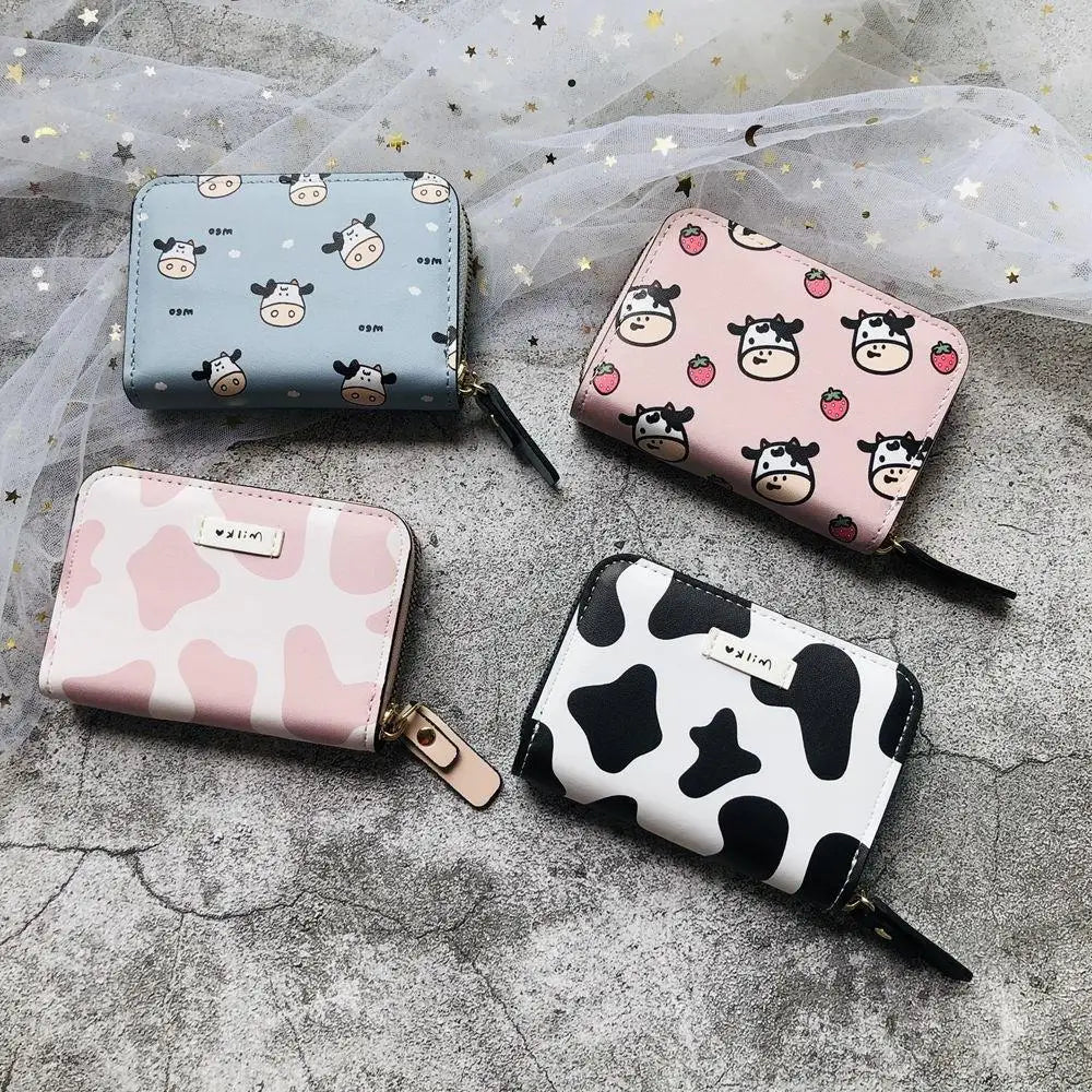 Cute Cow Pattern Coin Purse