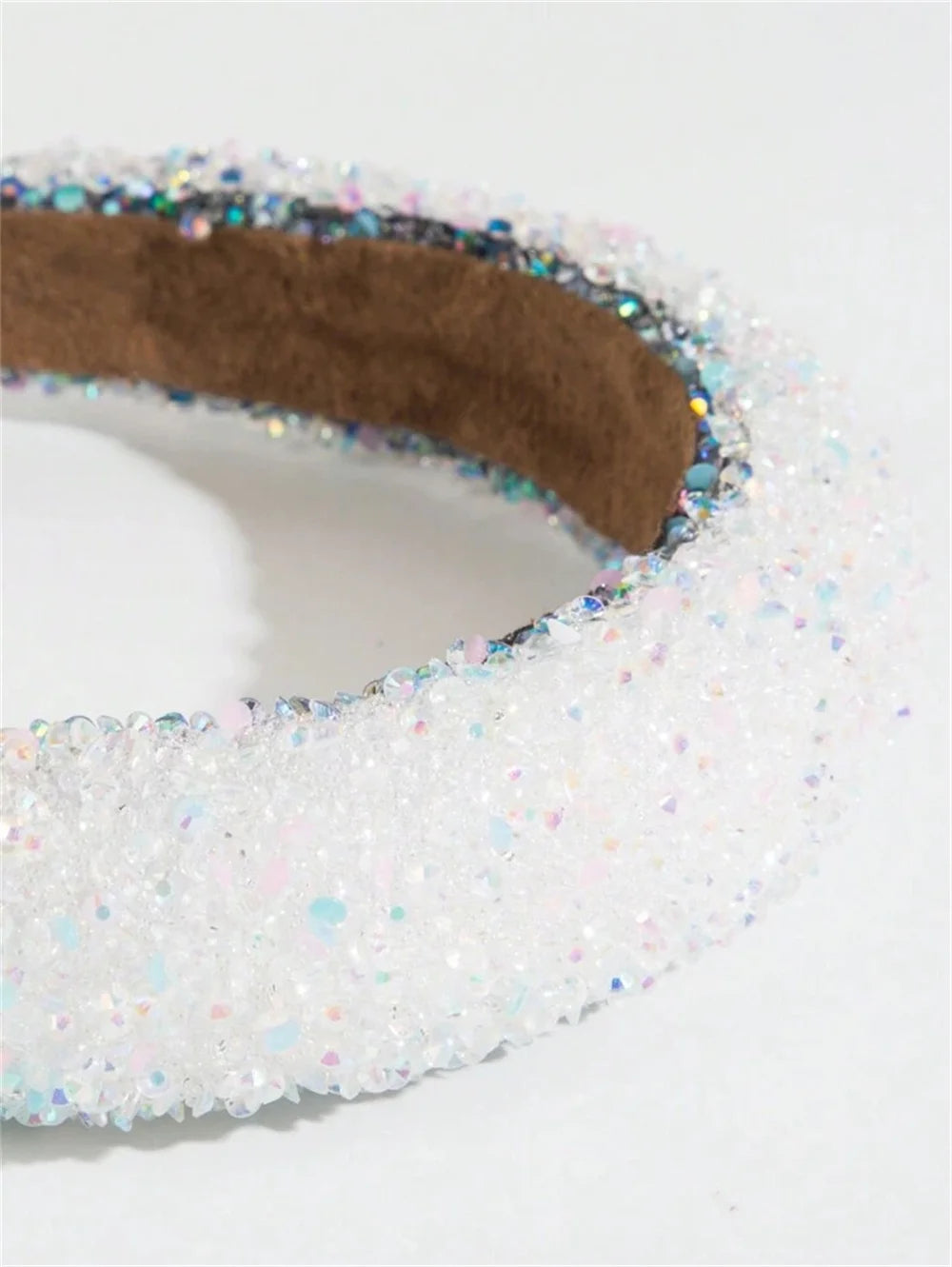 Glamorous Beaded Hairband Bling Crystal Pearl Baroque Headband
