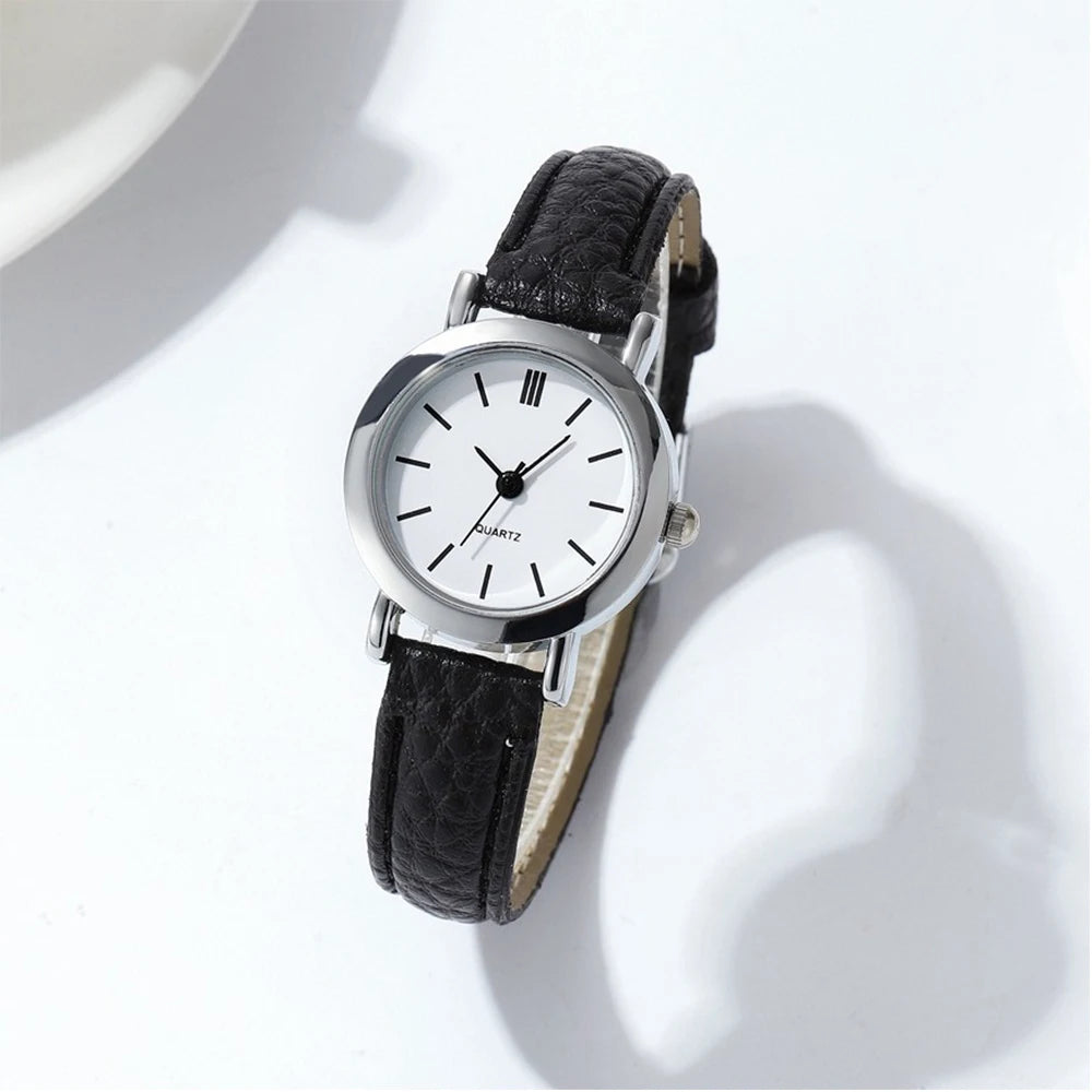 Casual Leather Band Quartz Watch