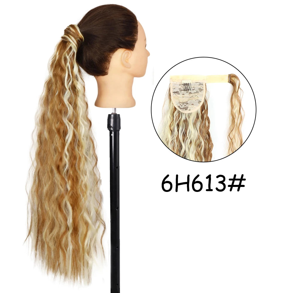 34inches Synthetic Ponytail Hair Extension
