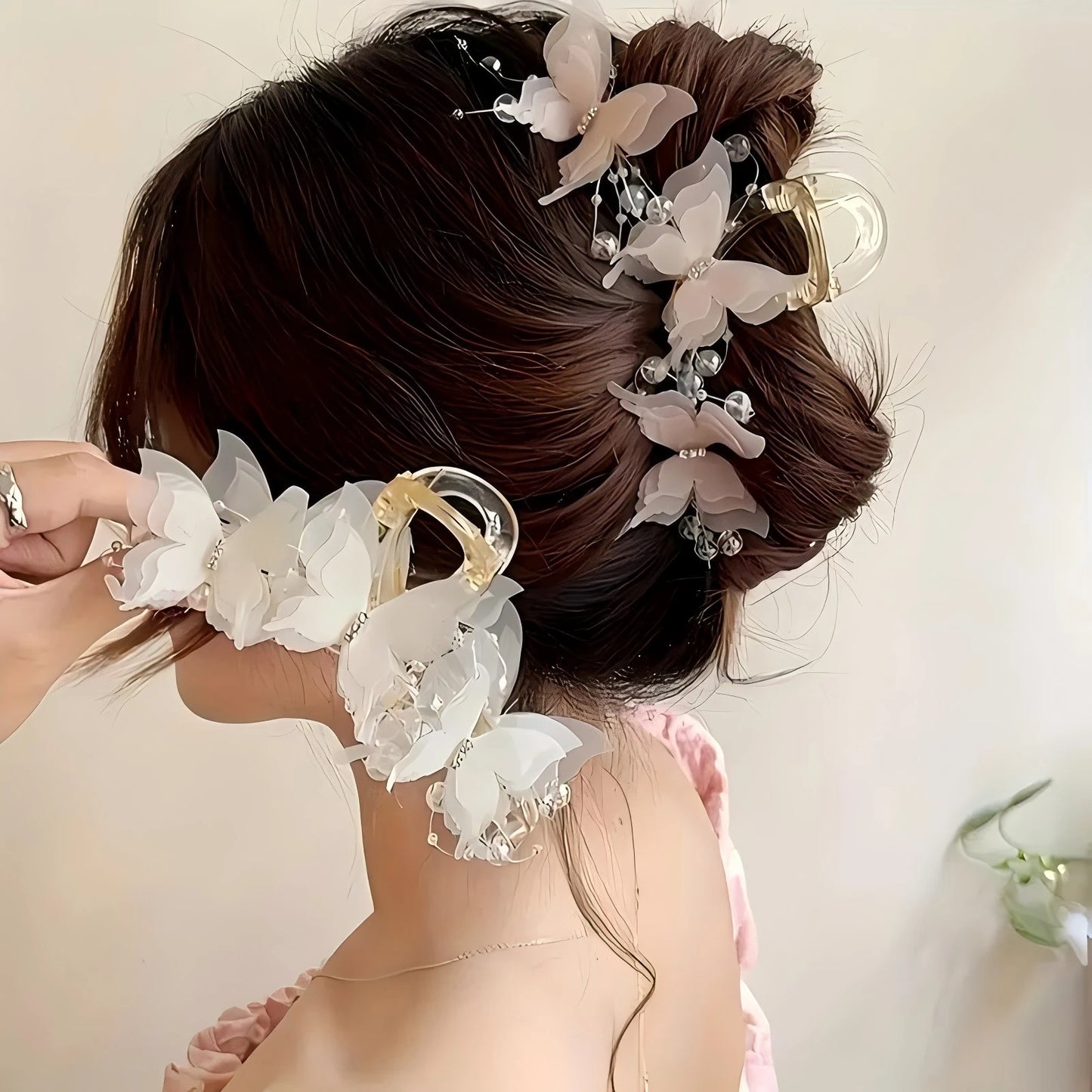 2pc Fashion Butterfly Hair Clip