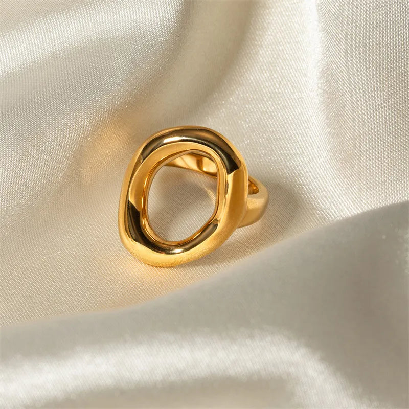 Stainless Steel Chunky Ring
