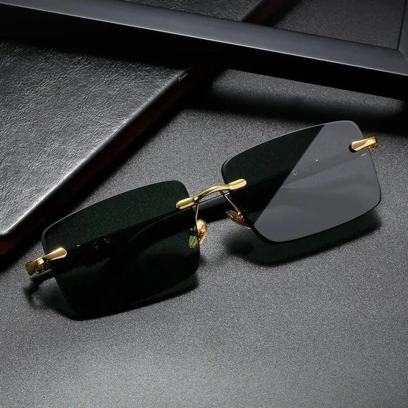 Retro Sunglasses Cutting Lens