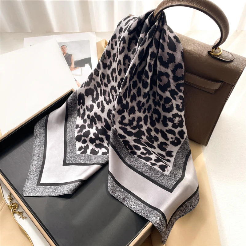 Neckerchief Female Luxury Square Scarf