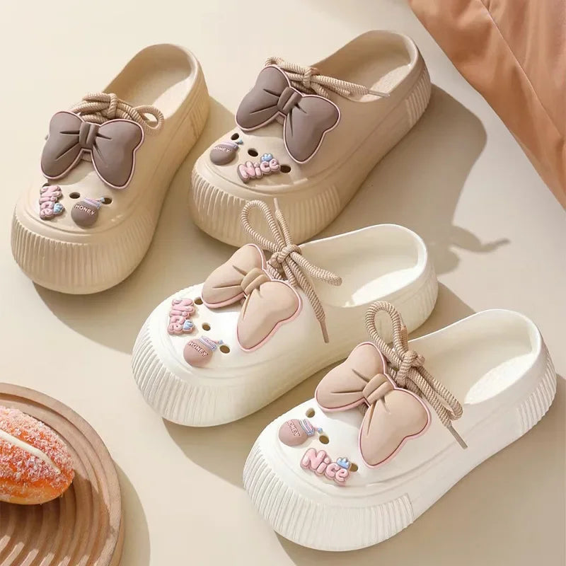 Lovely Bow Slippers