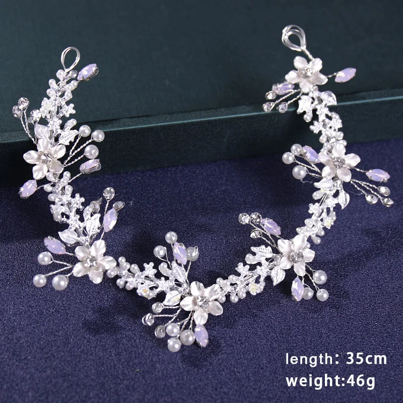 Crystal Pearl Headband