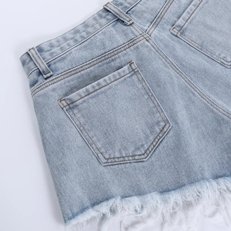 Streetwear Fashion Versatile High Waist Short Pants