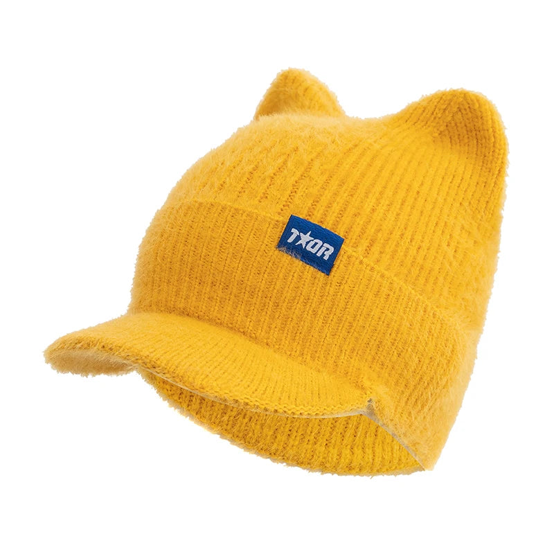 Cute Cat Ear Beanie Hats