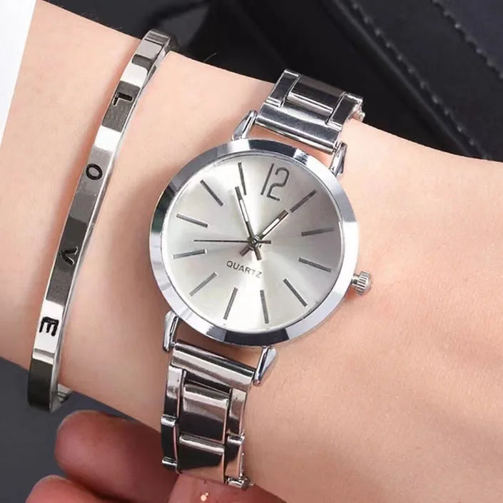 Gold Bracelet Quartz Wristwatch Watches