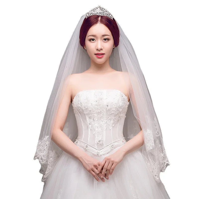 Women's Sequins Edge Bride Wedding Accessories
