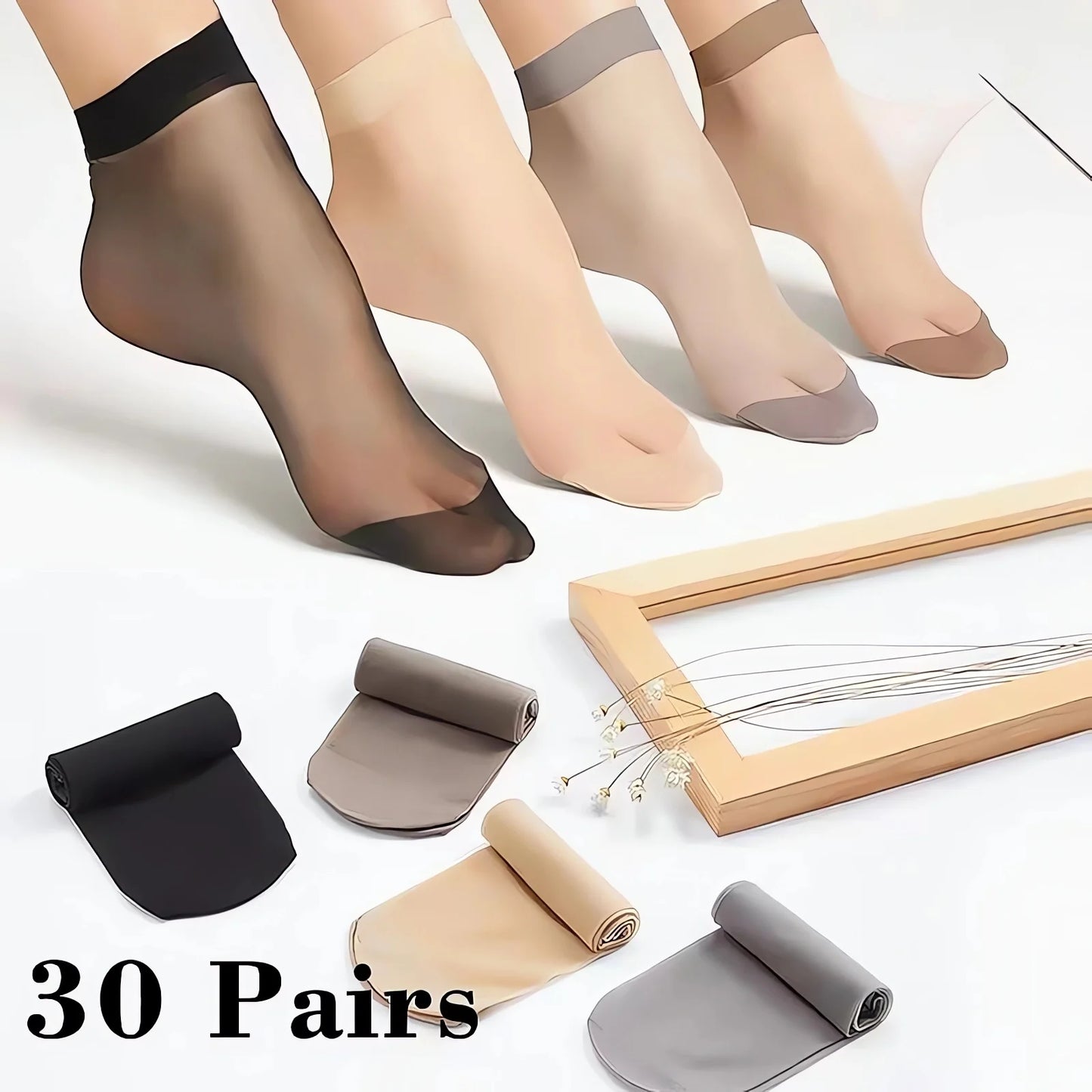 Transparent Summer Socks