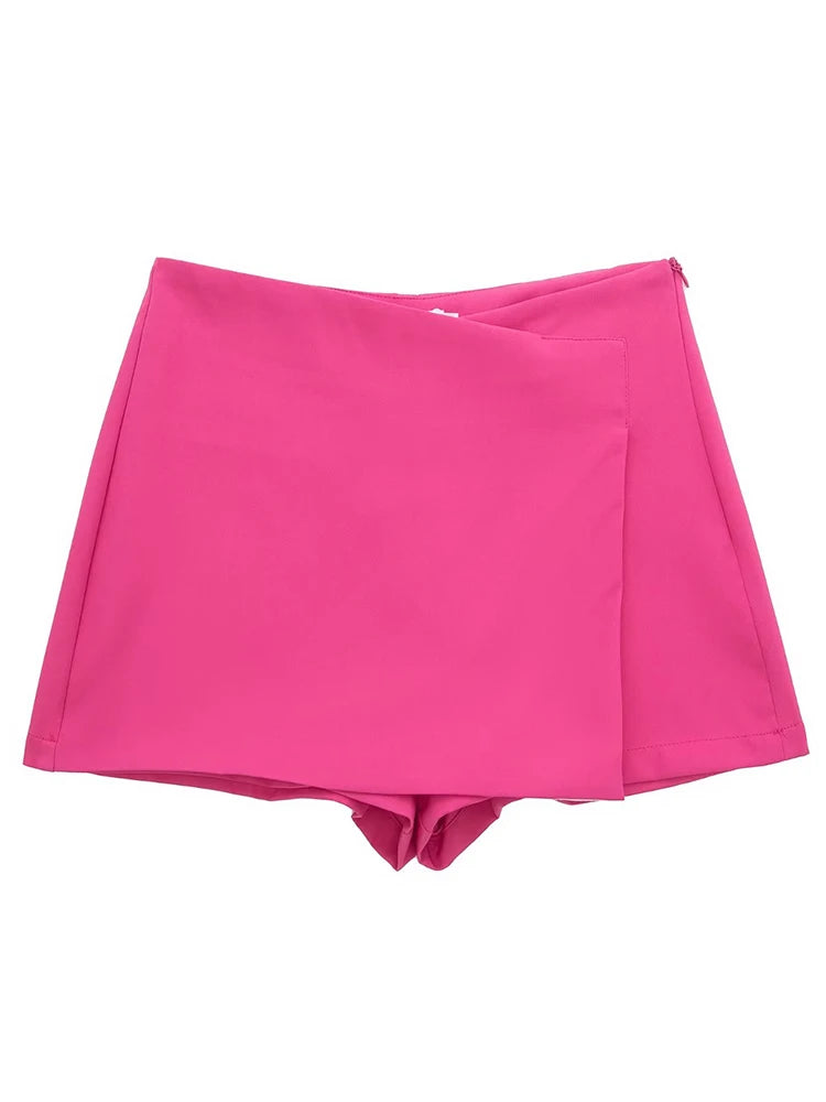 Shorts Vintage High Waist Skirt