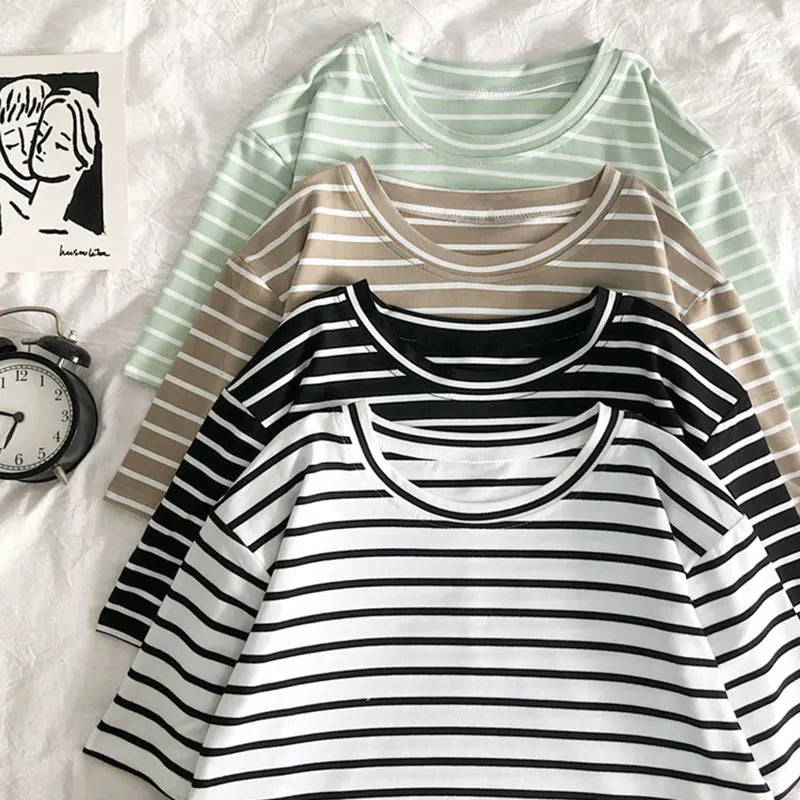 Short Sleeve Korean O-Neck T-Shirt