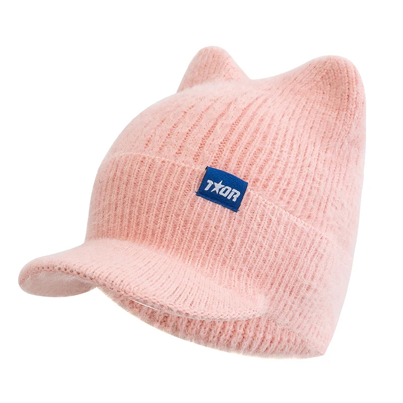 Cute Cat Ear Beanie Hats