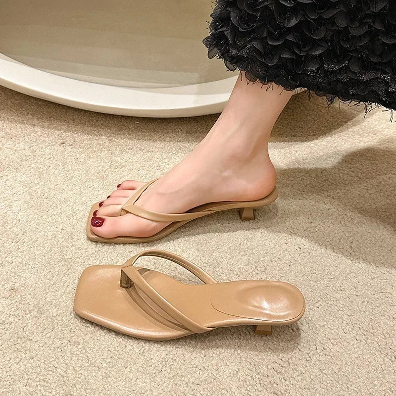 Thin Heel Flip Flops