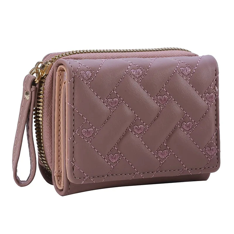 Women's Wallet Tri Fold Card Bag