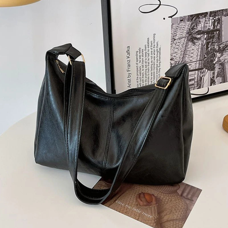 Leather Commuter Fashion Vintage Casual Tote Bag