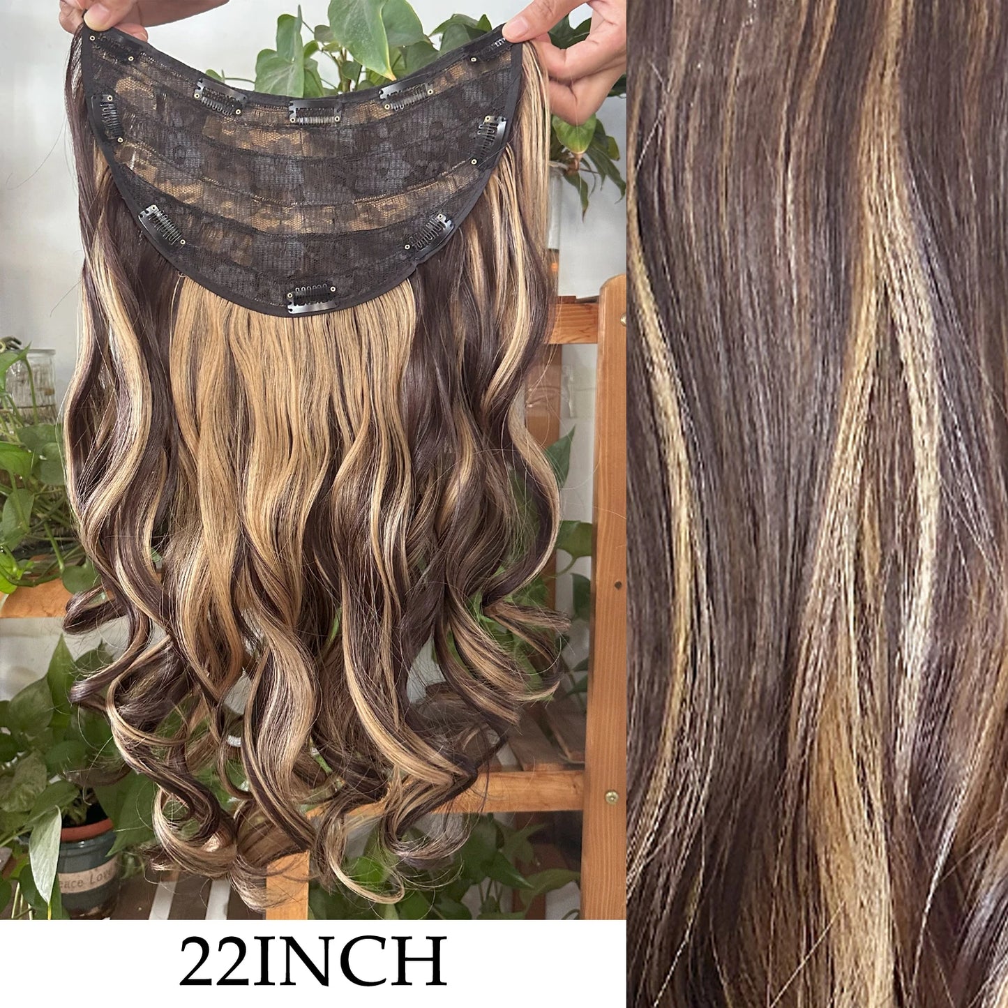 7Pcs/Set 16 Clips Hair Extension