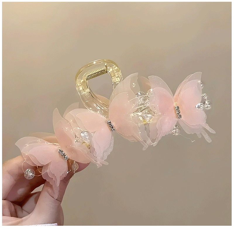 2pc Fashion Butterfly Hair Clip