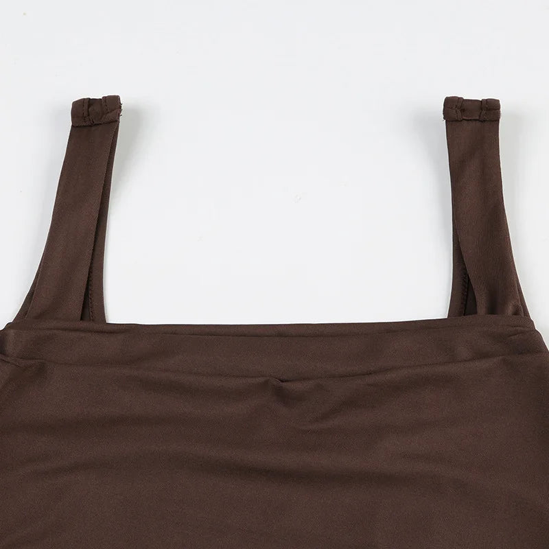 Sexy Backless Streetwear Casual Slim Tank Tops