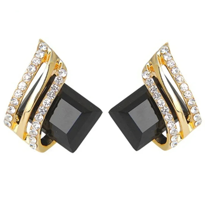 Crystal Earrings Engagement Earrings