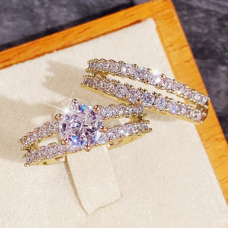 Trendy Hollow Set Ring