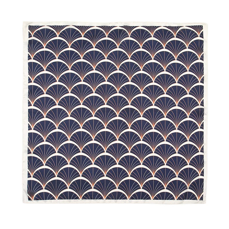 Print Satin Silk Square Scarf