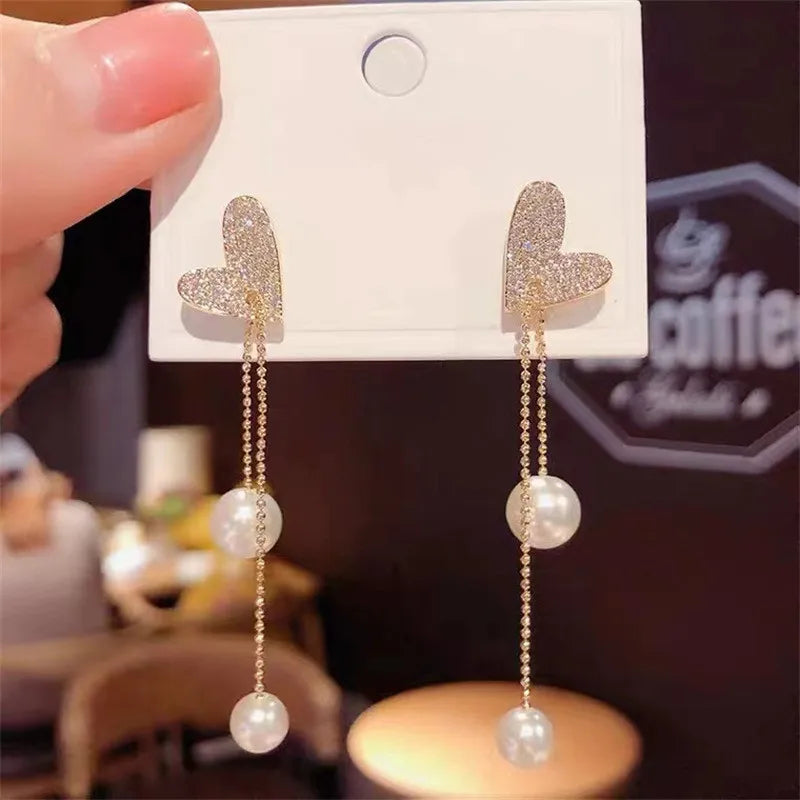 New Classic Elegant Imitation Pearl Earrings