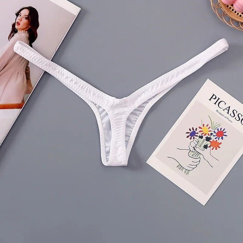 2/4pcs New Deep V Thong Women Underwear