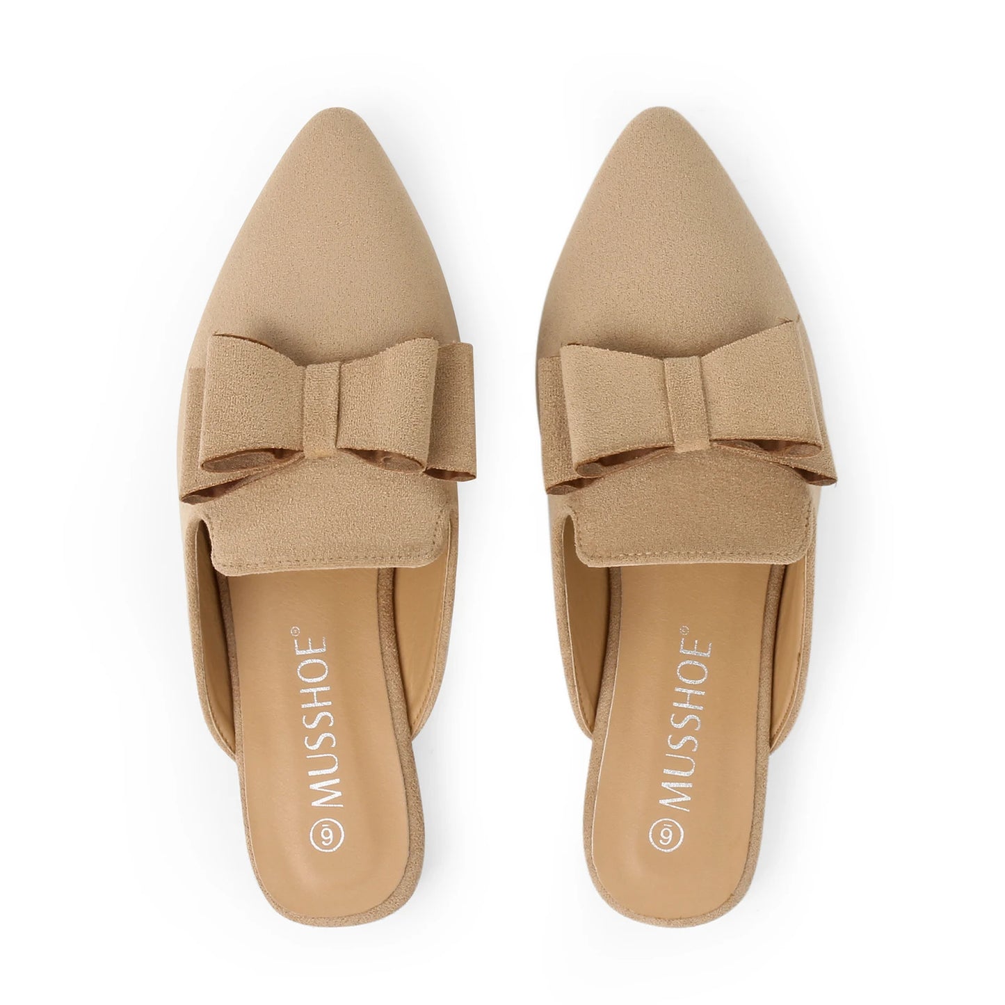 Suede Leather Slip-On Mules shoes