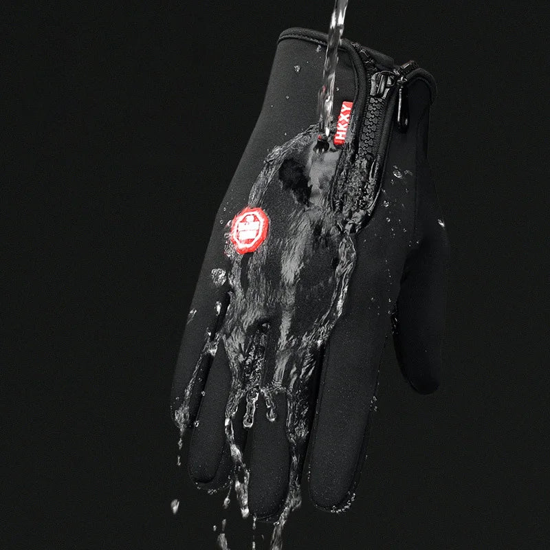 Driving Motorcycle Waterproof Thermal Non-Slip Gloves