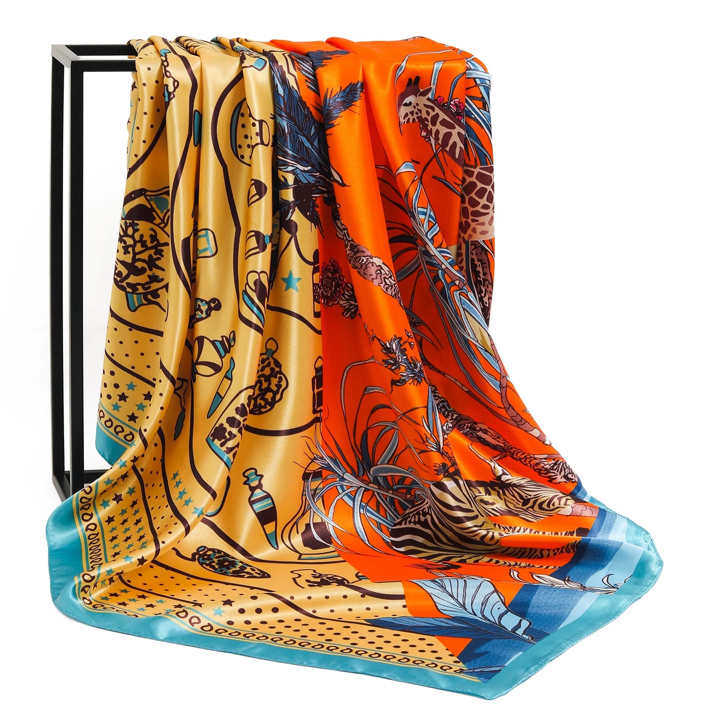 90*90cm Women Scarf Silk