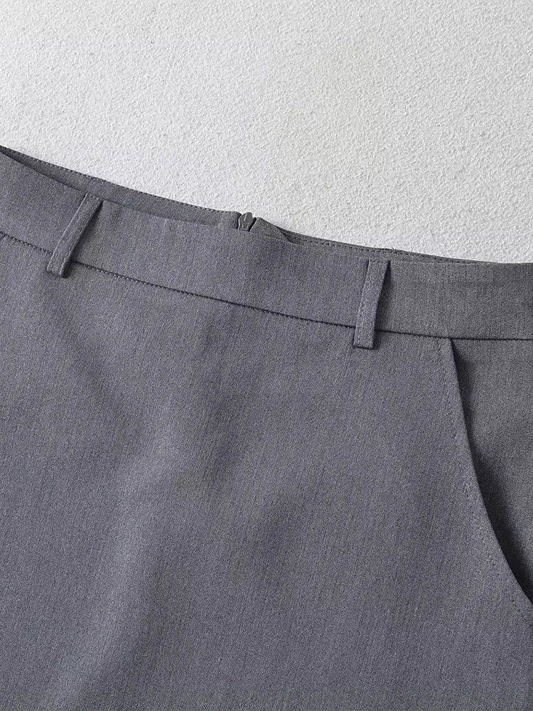 Mini Skirt Vintage High Waist