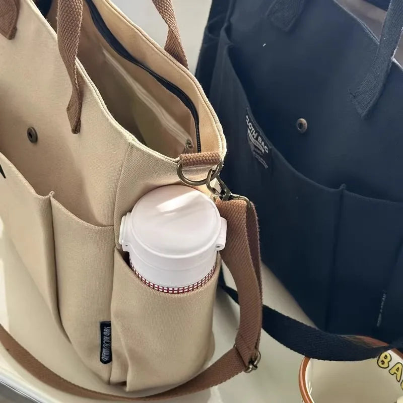 Single Shoulder Diagonal Cross Portable Tote Bag