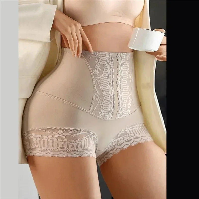 High Waist Flat Belly Shorts Butt Lifter