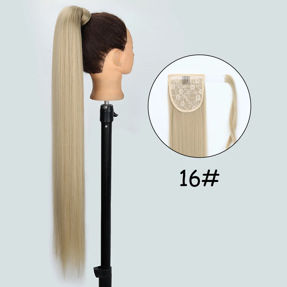 34inches Synthetic Ponytail Hair Extension