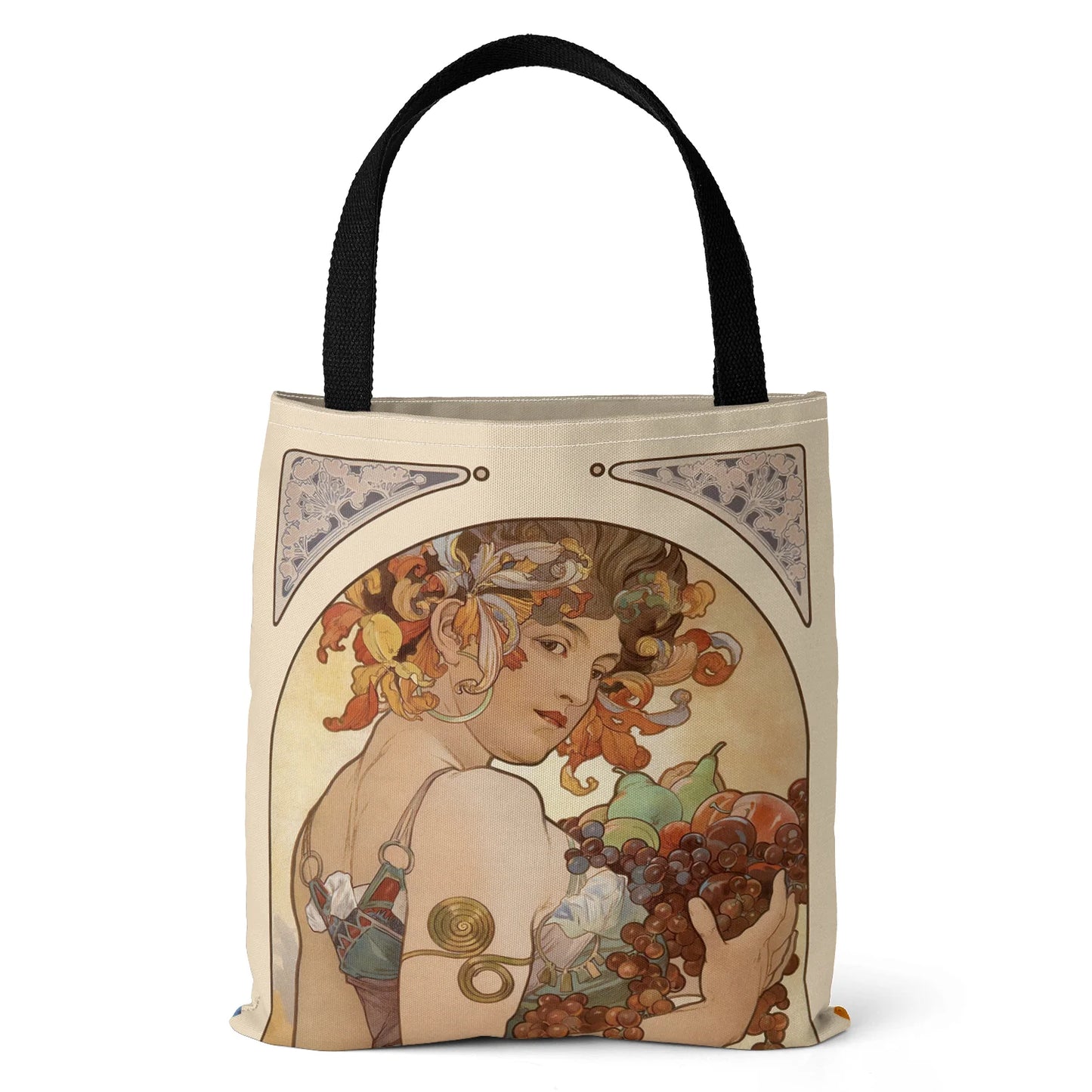 Mucha Series Digital Printed Canvas Bag
