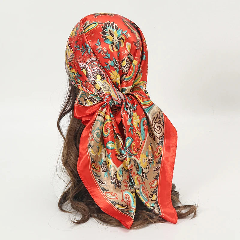 Satin Square Scarf