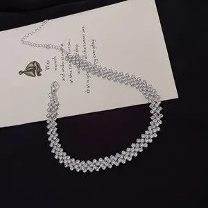 Full Rhinestone Choker Necklace