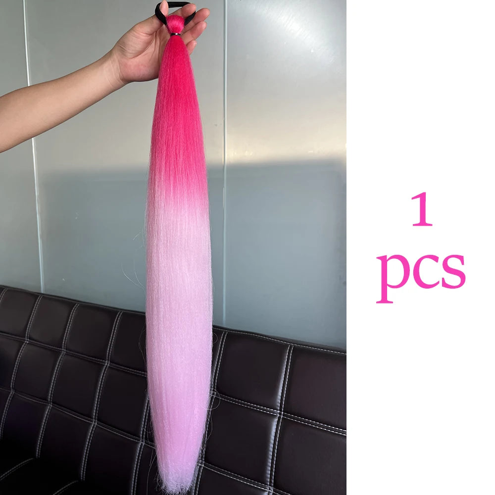 Synthetic Colorful Ponytail Extension