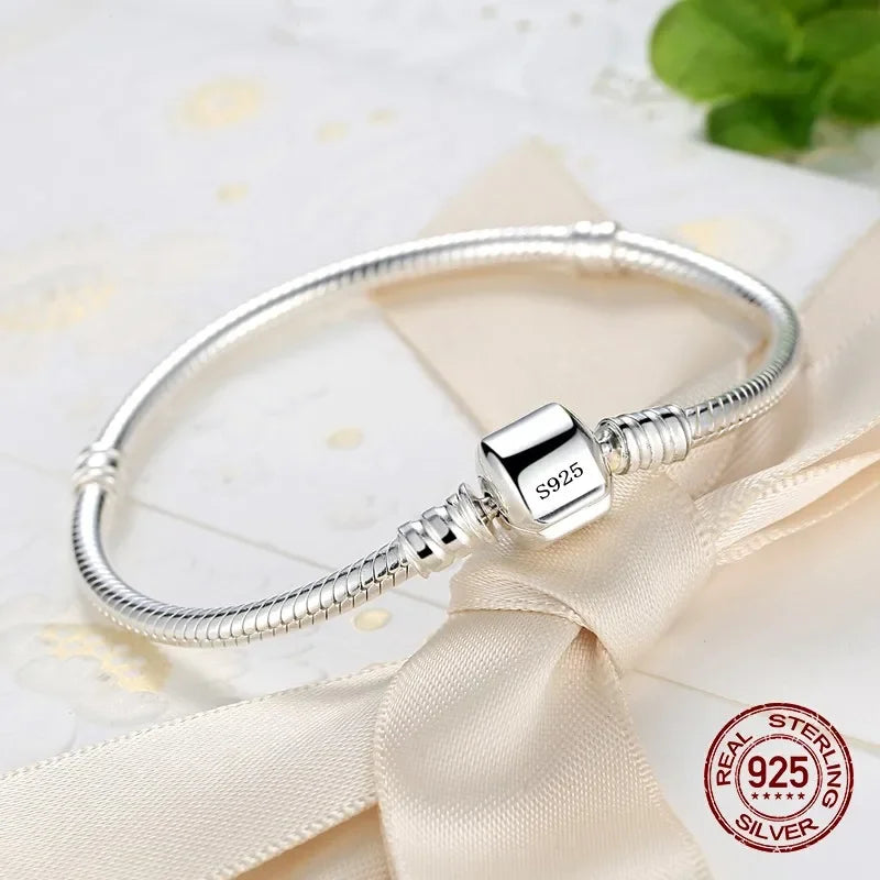 Original Fine Jewelry 925 Sterling Silver Charm Bracelet