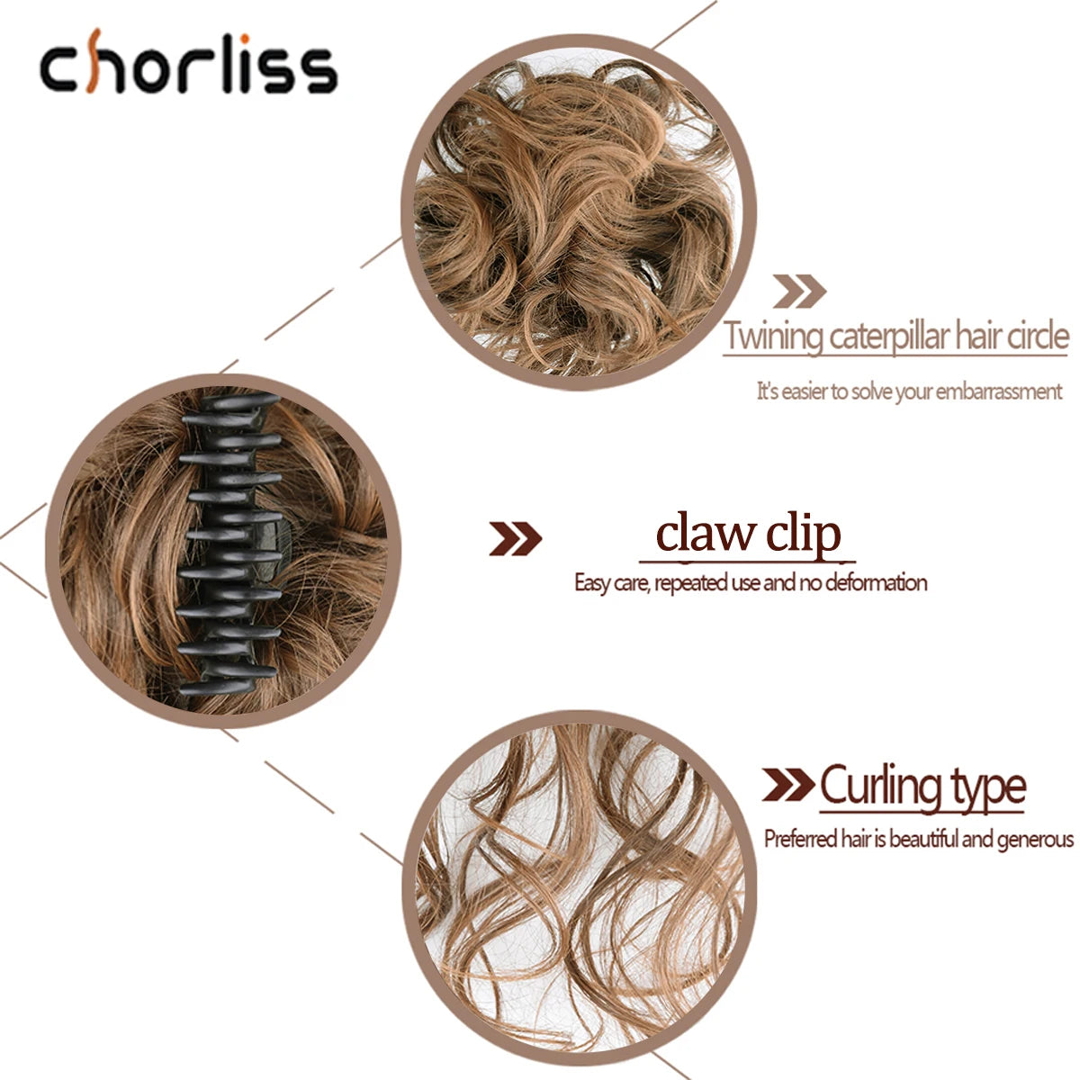 Hair Bun Clip In Ponytail Hair Extensions