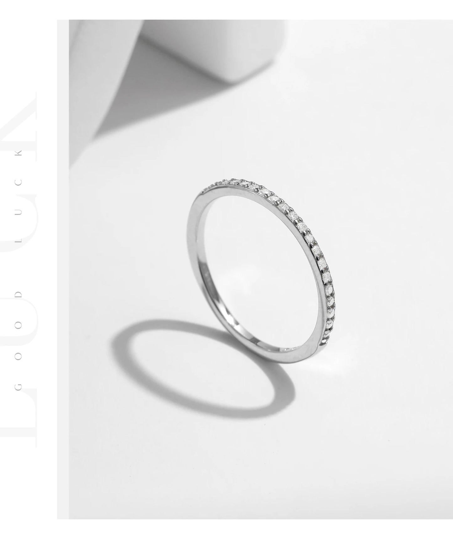 Simple Eternity Moissanite Ring